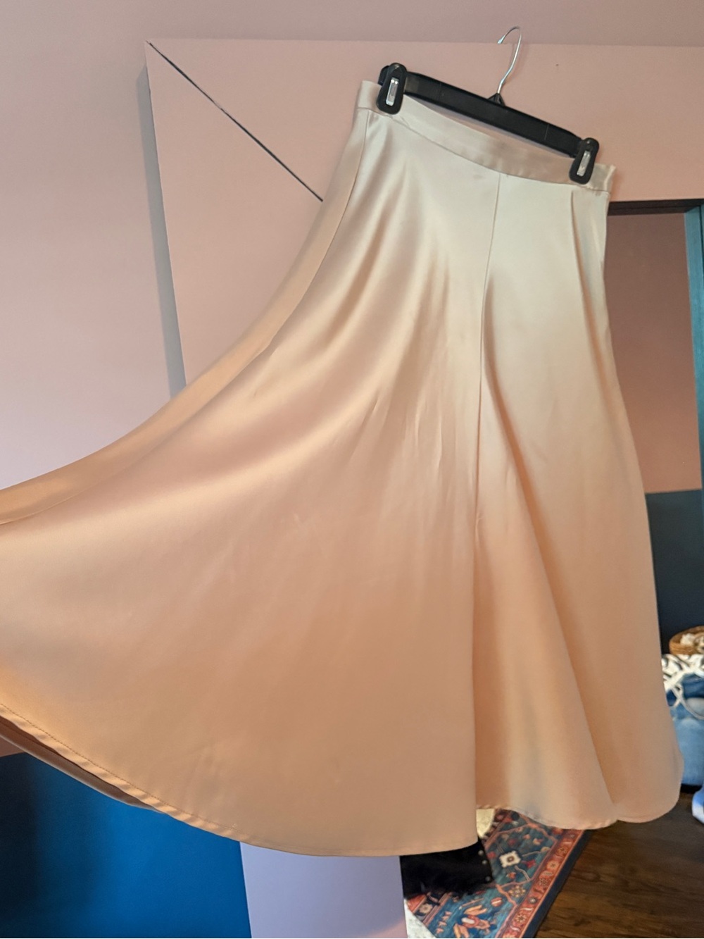 Banana Republic Factory Satin Midi Skirt - Picture 5 of 12